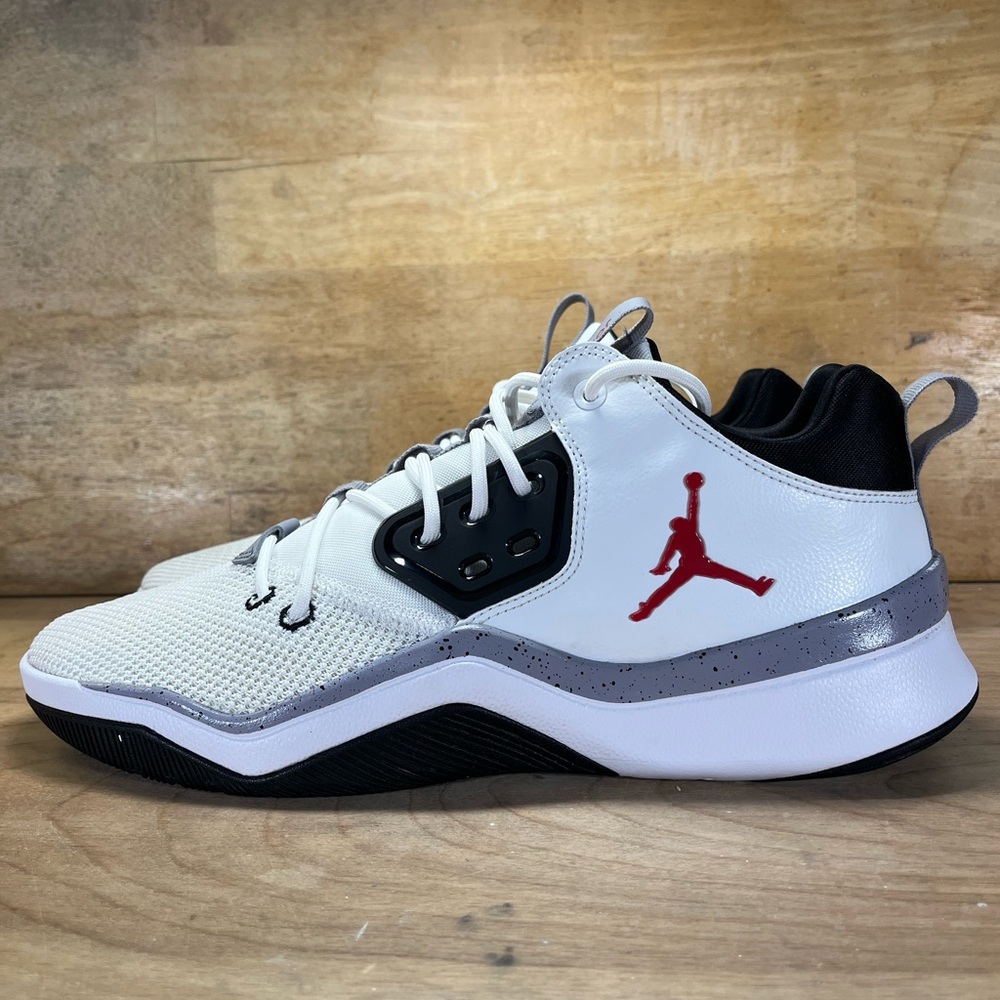 Nike Jordan DNA Mens Size 12 Shoes Sneakers Gray/Black/Red/White AO1539-103 - Picture 3 of 8